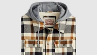 Cotton Plaid Sherpa Lined Shacket