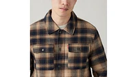 Cotton Plaid Shacket