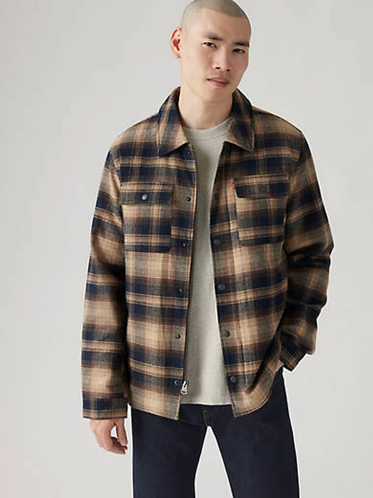 Cotton Plaid Shacket