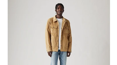 Sherpa Lined Corduroy Shacket