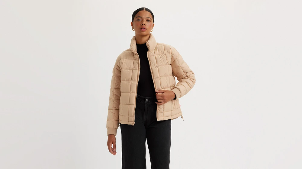 Box Quilted Puffer Jacket