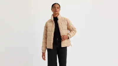 Box Quilted Puffer Jacket