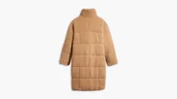 Quilted Sherpa Full Length Teddy Coat