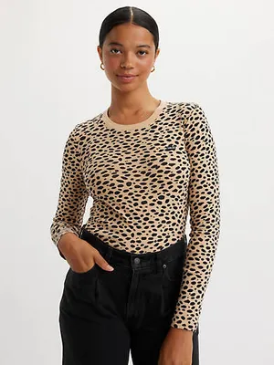 Leopard Long Sleeve Baby T-Shirt