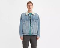 Vintage Relaxed Fit Sherpa Trucker Jacket