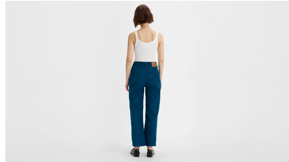 Ribcage Straight Ankle Corduroy Women's Pants