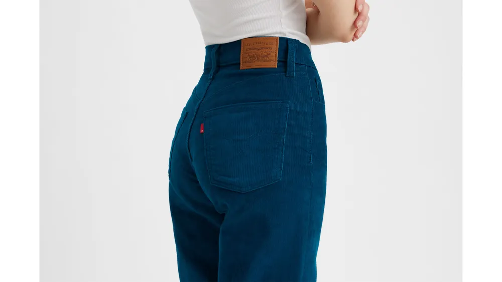 Ribcage Straight Ankle Corduroy Women's Pants