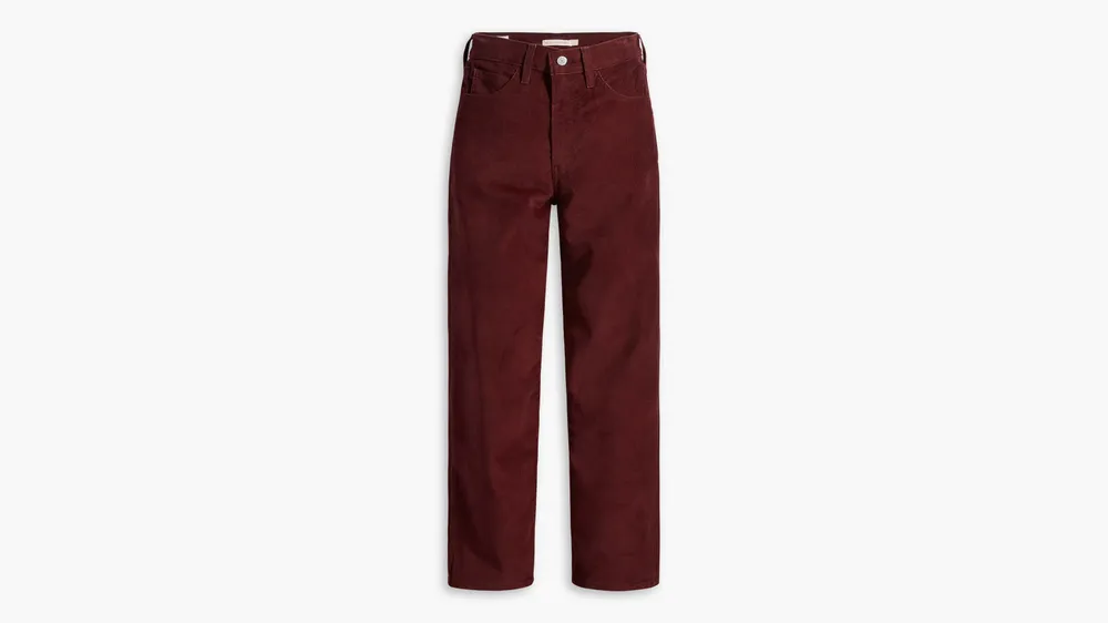 Ribcage Straight Ankle Corduroy Women's Pants