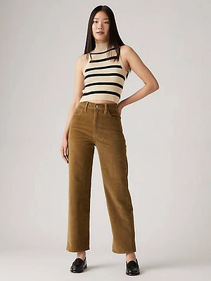 Ribcage Straight Ankle Corduroy Women's Pants