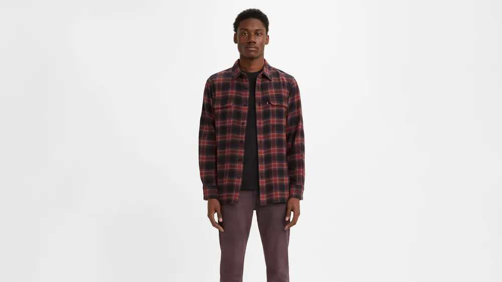Classic Worker Flannel Overshirt (Tall)