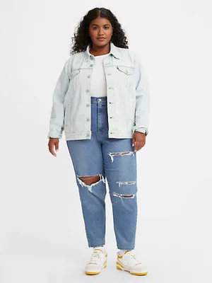 Jean Mom taille haute (Grandes tailles)