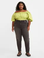 High Waisted Mom Women's Jeans (Plus Size)