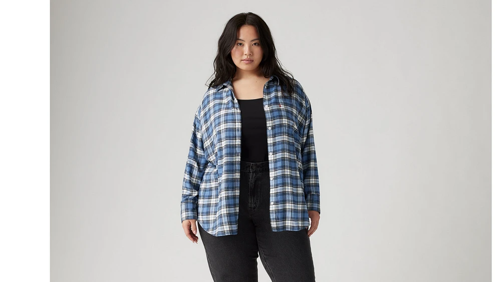 Henri Flannel Shirt (Plus Size)