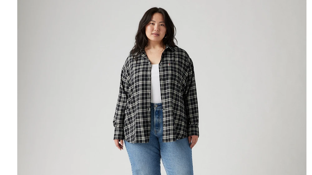 Henri Flannel Shirt (Plus Size