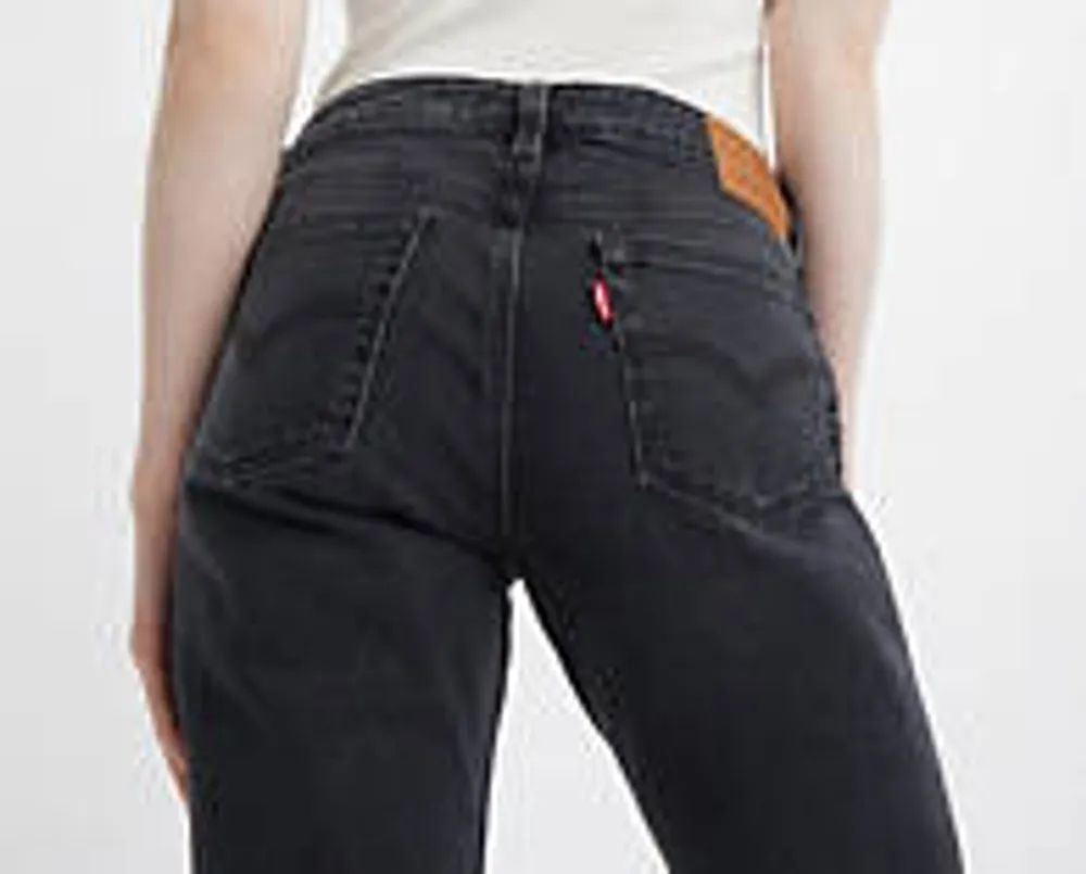 Levi's Low Pitch Bootcut Jeans Black Worn In