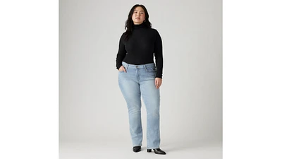 Vintage Classic Bootcut Women's Jeans (Plus Size)