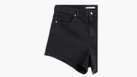 High Waisted Mom Women's Shorts (Plus Size)