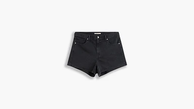 High Waisted Mom Women's Shorts (Plus Size)