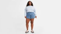 High Waisted Mom Women's Shorts (Plus Size)