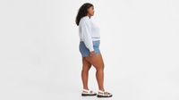 High Waisted Mom Women's Shorts (Plus Size)