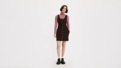 Tuli Corduroy Short Sleeve Mini Dress