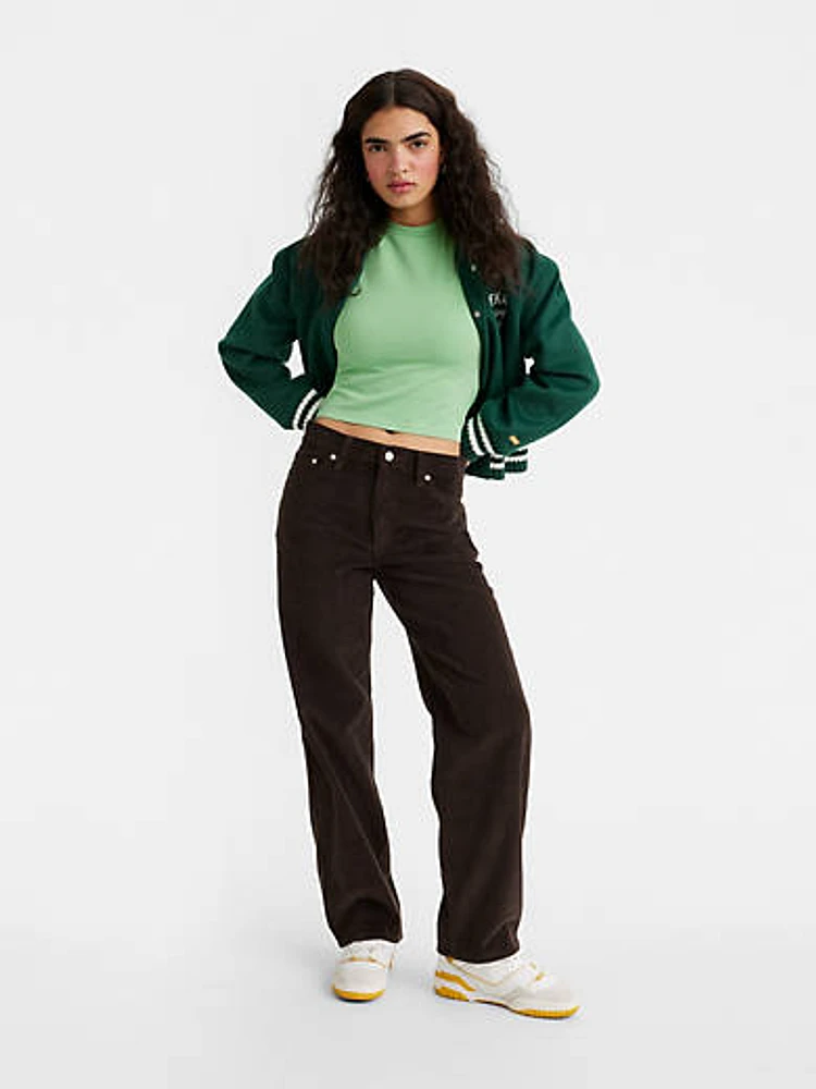 Baggy Dad Corduroy Women's Pants