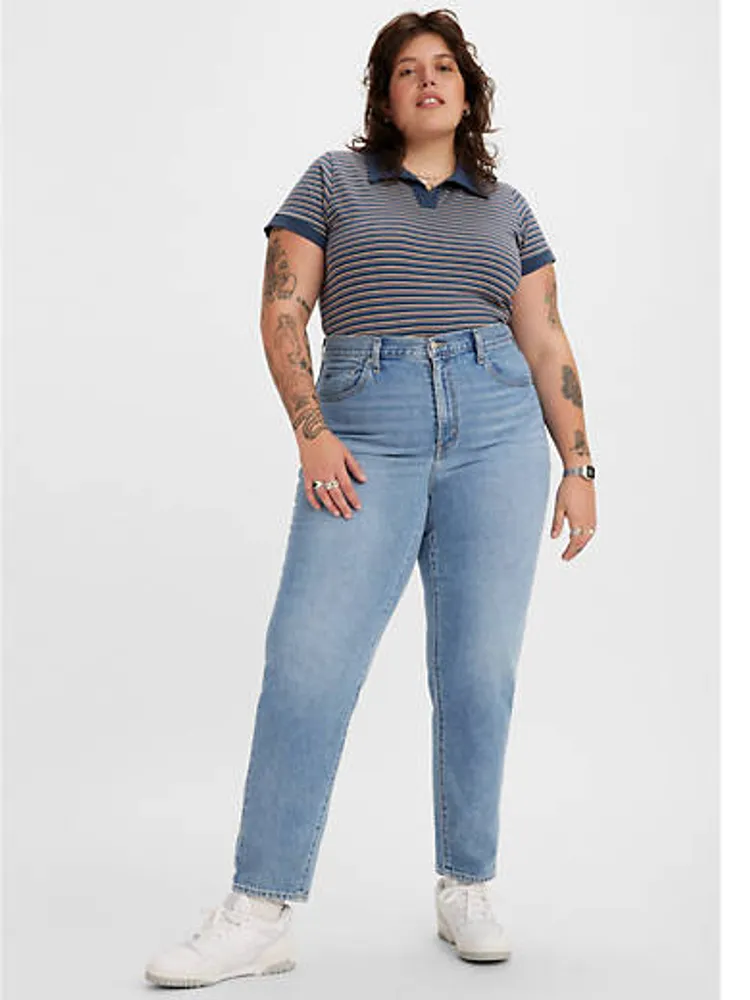 Levi's Womens Classic Straight Leg Mid Rise Blue Denim Jeans Size 16M –  Mall Closeouts