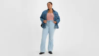 726 High Rise Flare Women's Jeans (Plus Size)