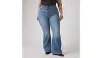 726 High Rise Flare Women's Jeans (Plus Size)