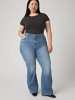 726 High Rise Flare Women's Jeans (Plus Size)