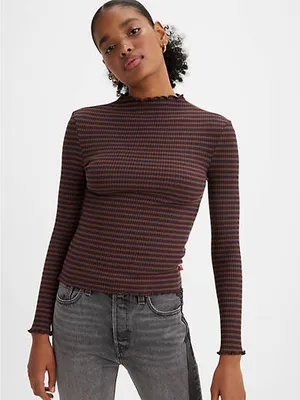 Flora Mockneck Top