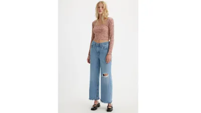 Baggy High Water Jeans