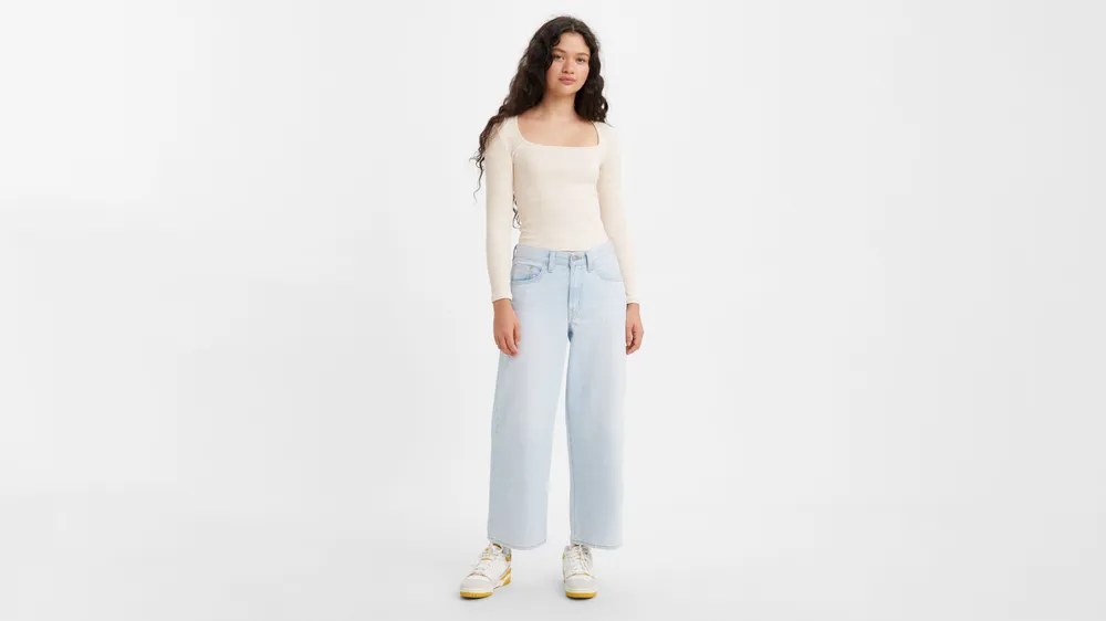 Baggy High Water Jeans