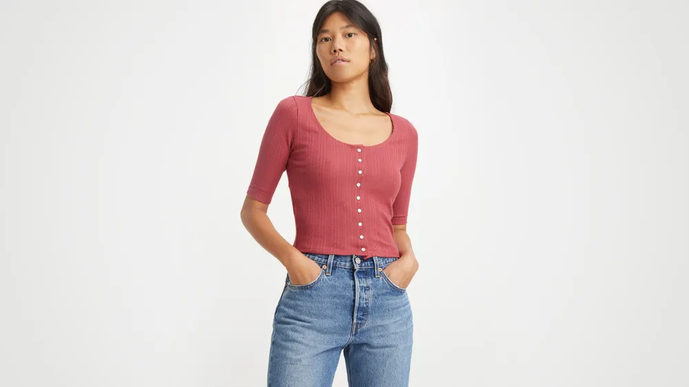 Dry Goods Pointelle Top