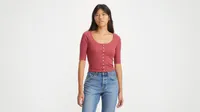 Dry Goods Pointelle Top