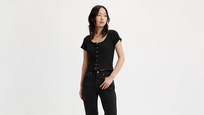 Britt Snap-Front Top