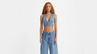 Raine Denim Crop Top