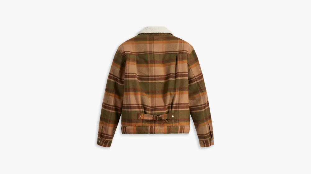 Type I Plaid Sherpa Trucker Jacket