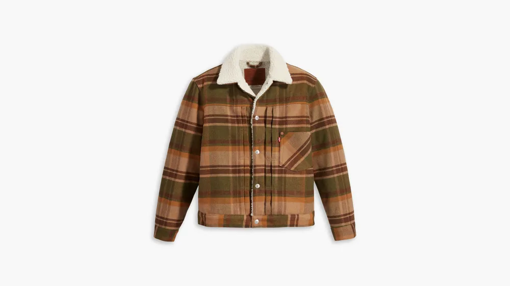 Type I Plaid Sherpa Trucker Jacket