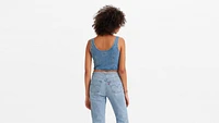 Charlie Denim Crop Top