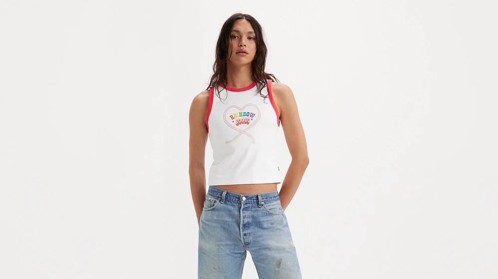 Levi's® Pride Rainbow Rodeo Ringer Tank