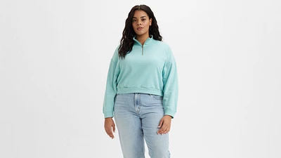 Cosmo 1/4 Zip Sweatshirt (Plus)