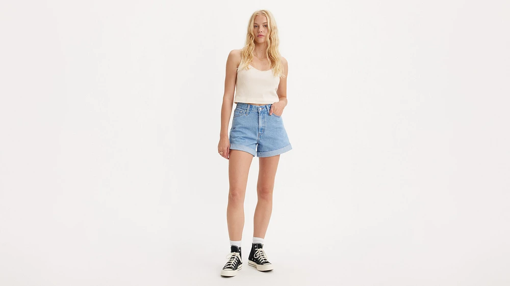 Rolled 80s Mom Women's Shorts
