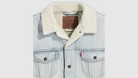 Relaxed Fit Sherpa Trucker Jacket