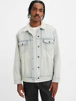 Relaxed Fit Sherpa Trucker Jacket