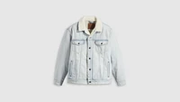 Relaxed Fit Sherpa Trucker Jacket