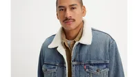 Relaxed Fit Sherpa Trucker Jacket