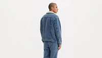 Relaxed Fit Corduroy Sherpa Trucker Jacket