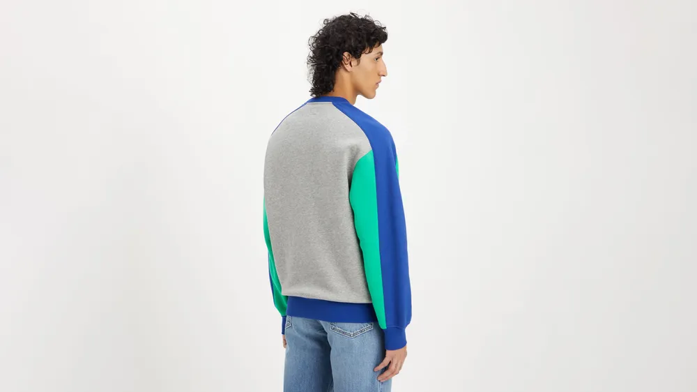 Colorblocked Crewneck Sweatshirt