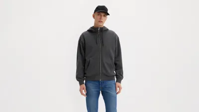 Workwear Zip-Up Hoodie Sweatshirt